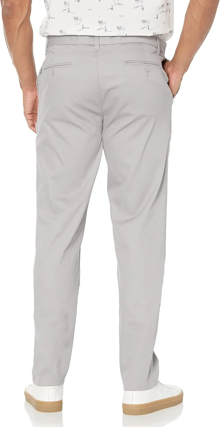 Amazon Essentials Men's Slim-Fit Wrinkle-Resistant Flat-Front Stretch Chino Pant