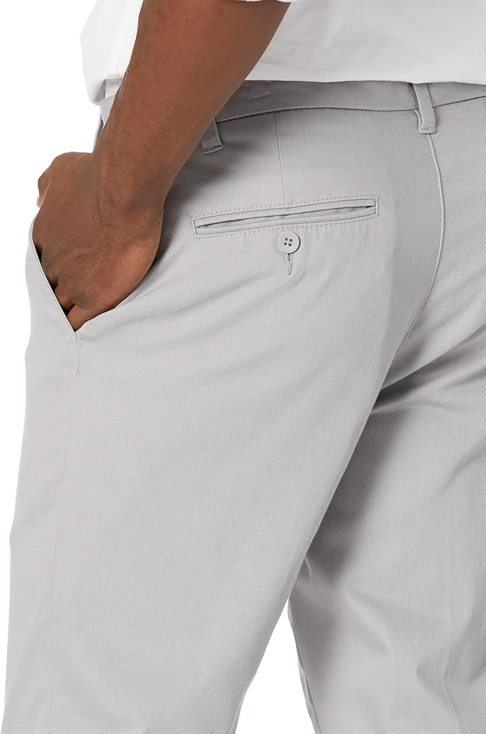 Amazon Essentials Men's Slim-Fit Wrinkle-Resistant Flat-Front Stretch Chino Pant