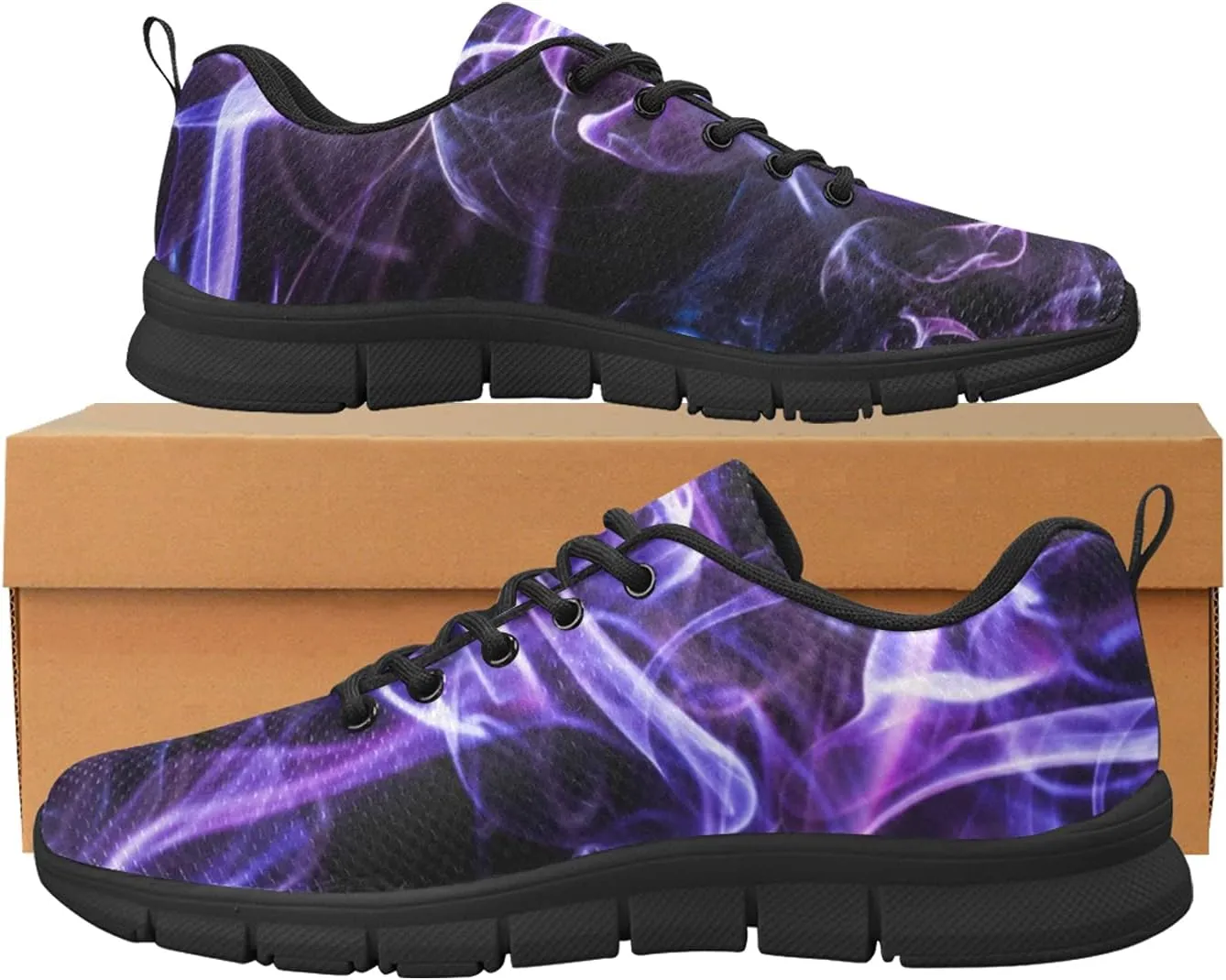 ANANGTEE Awsome Motorcycle Womens Sneakers Fashion Casual Comfortable Lightweight Breathable Arch Support Slip On Non-Slip Tennis Shoes Walking Shoes US13