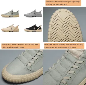 AngryMonkey Hopomart Summer Casual Breathable Men's Shoes,2022 New Outdoor Travel Non-Slip Low Top Sport Jogging Shoes