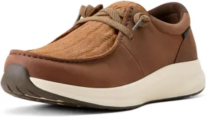 ARIAT Mens Buckeye Waterproof Slip On Casual Shoes - Brown