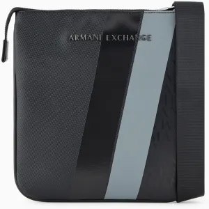 Armani Exchange Dylan Flat Crossbody, Black/Black