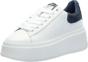 ASH Women's Moby Strass Platform Embellished Fashion Sneaker with Crystal Accents, Stylish Design for Casual Wear
