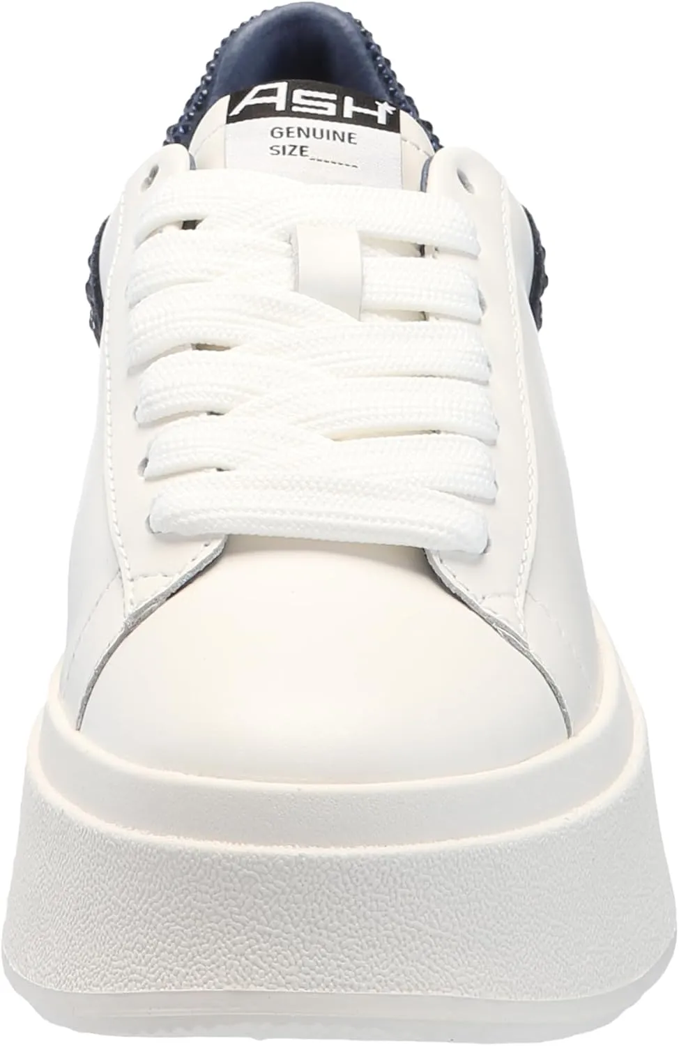 ASH Women's Moby Strass Platform Embellished Fashion Sneaker with Crystal Accents, Stylish Design for Casual Wear