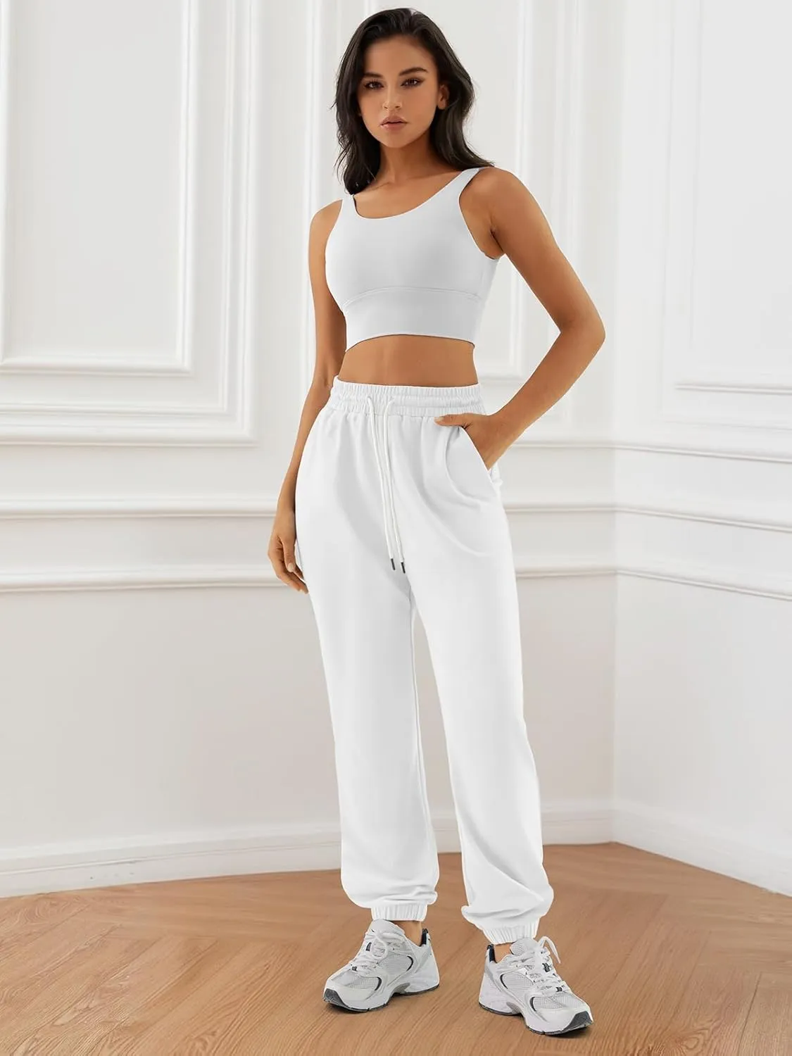 ATHMILE Sweatpants Women Baggy Joggers Workout Loose Lounge Lightweight Comfy Sweat High Waisted Athletic Pants