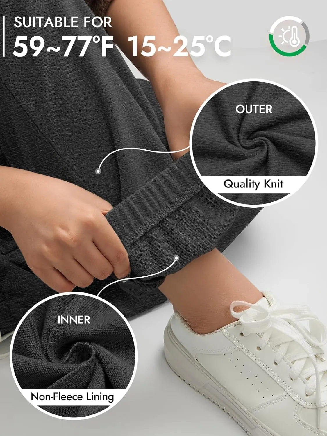 ATHMILE Sweatpants Women Baggy Joggers Workout Loose Lounge Lightweight Comfy Sweat High Waisted Athletic Pants
