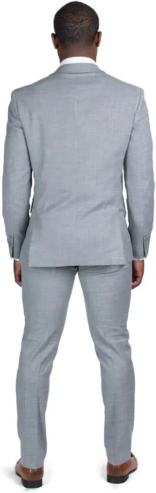 AZAR MAN Slim Fit Mens Solid Suit 2 Button Notch Lapel ZF10036A