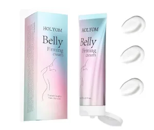 B Flat Belly Firming Cream for Stomach, Thighs & Butt, Premium Skin Tightening Cream, Body Lotion for Firmness and Moisturizer Lift,Women and men 4.0 Fl Oz