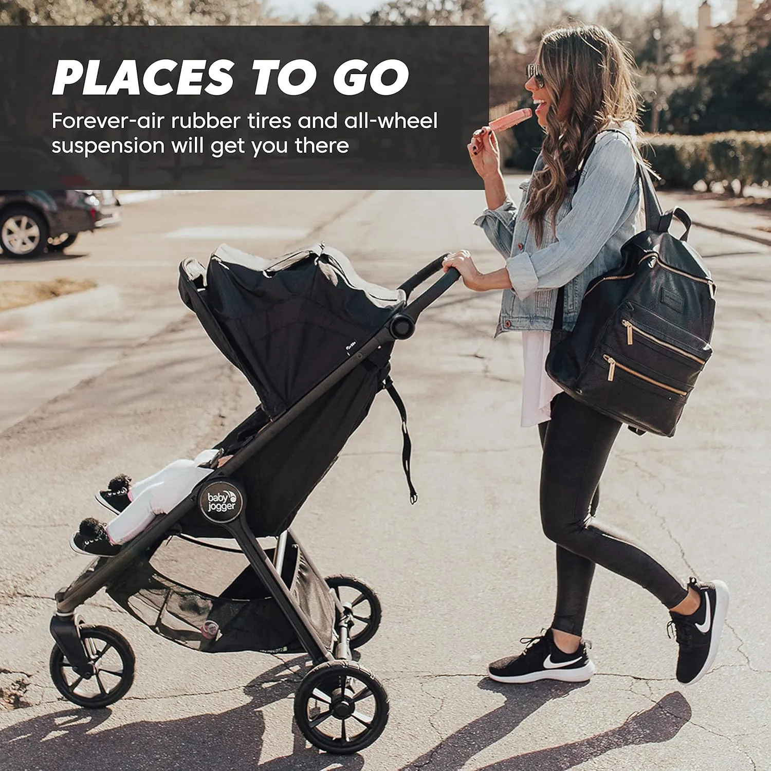 Baby Jogger City Mini GT2 All-Terrain Travel System | Includes City GO 2 Infant Car Seat, Slate