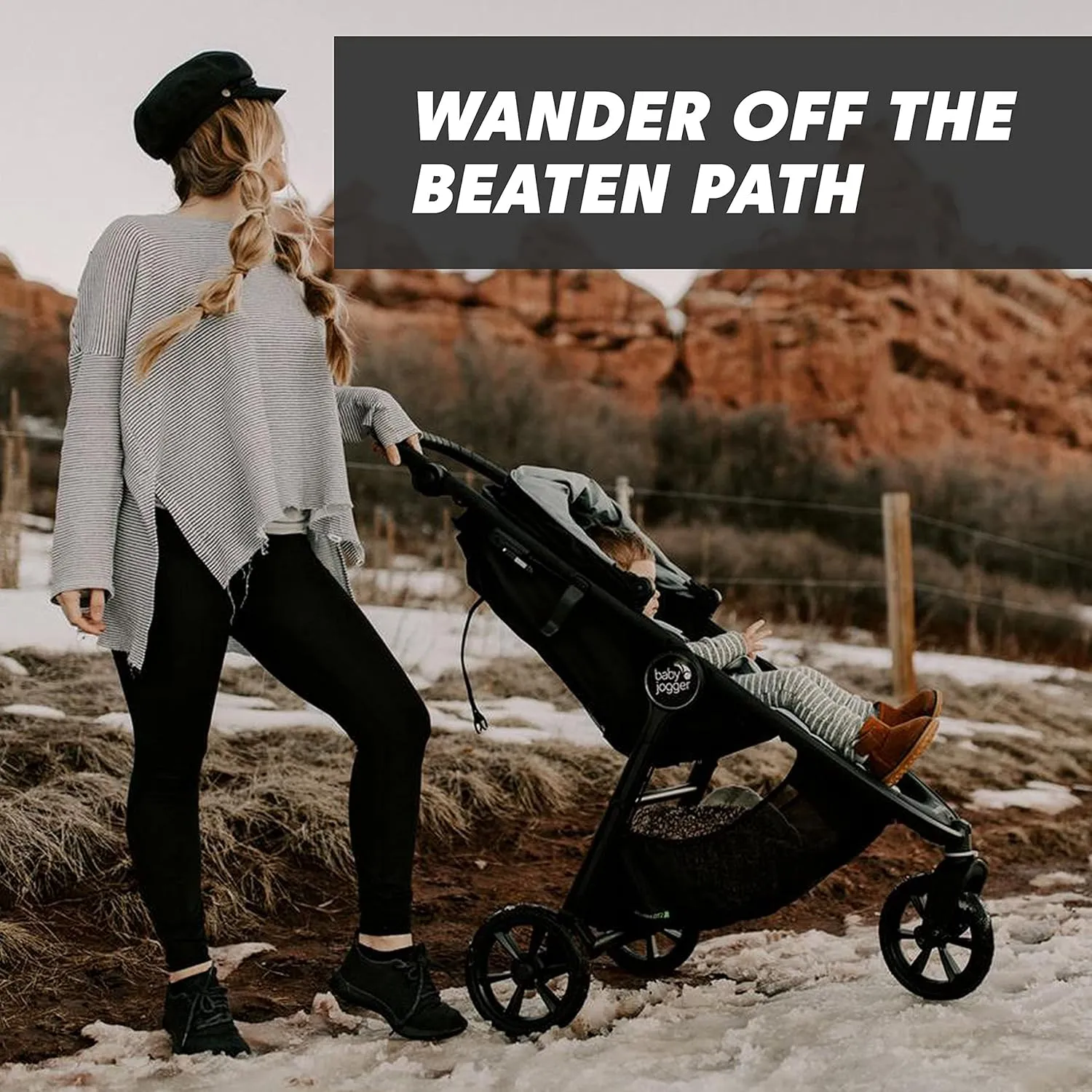 Baby Jogger City Mini GT2 All-Terrain Travel System | Includes City GO 2 Infant Car Seat, Slate