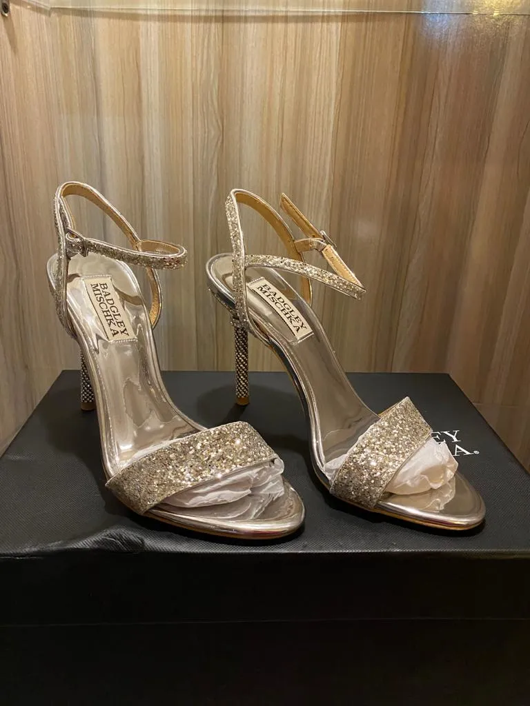 Badgley Mischka Olympia Embellished Heels
