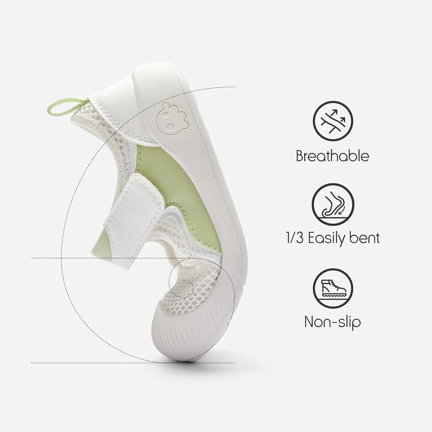 Balabala Toddler Shoes for Boys Girls Barefoot Kids Walking Shoes Sneakers Breathable Slip On Sandals
