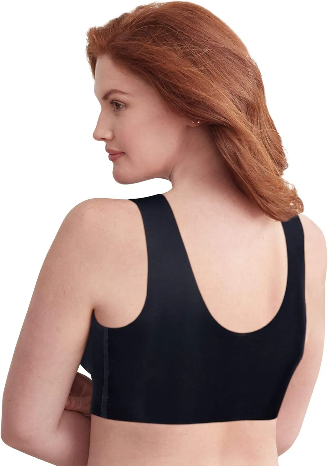 Bali Women's Comfort Revolution Wireless T-shirt Bra, Full-coverage Pullover Bra, Df3491