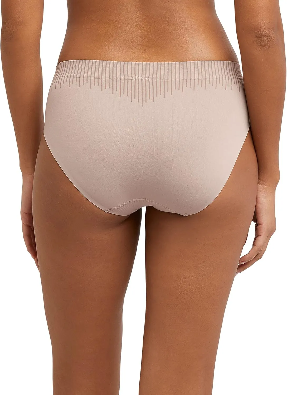 Bali Women's Seamless Underwear Pack, Comfort Revolution Seamless Hi-Cut Panties, No-Show Underwear for Women, 3-Pack