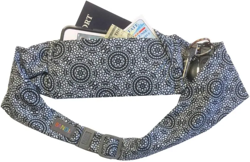 BANDI Running Belt for Women – Waist Fanny Pack Hands Free Way to Carry Phone, Passport, Keys, ID, Money & Everyday Essentials Made in the USA
