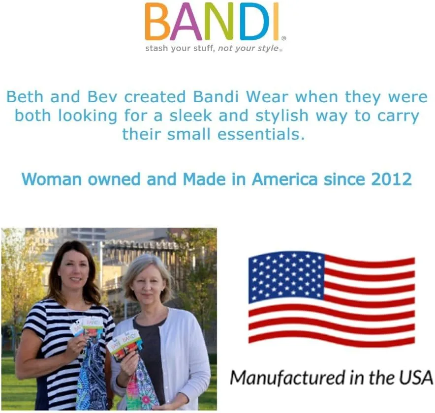 BANDI Running Belt for Women – Waist Fanny Pack Hands Free Way to Carry Phone, Passport, Keys, ID, Money & Everyday Essentials Made in the USA