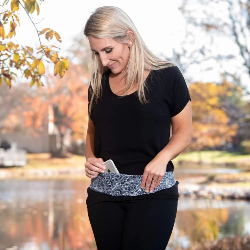 BANDI Running Belt for Women – Waist Fanny Pack Hands Free Way to Carry Phone, Passport, Keys, ID, Money & Everyday Essentials Made in the USA