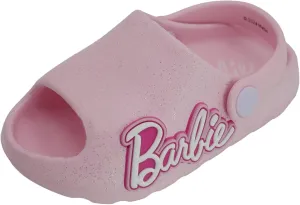 Barbie Toddler Girls' Cloud Slides - Cute & Comfy Slip-On Sandals for Summer, Pool, or Beach