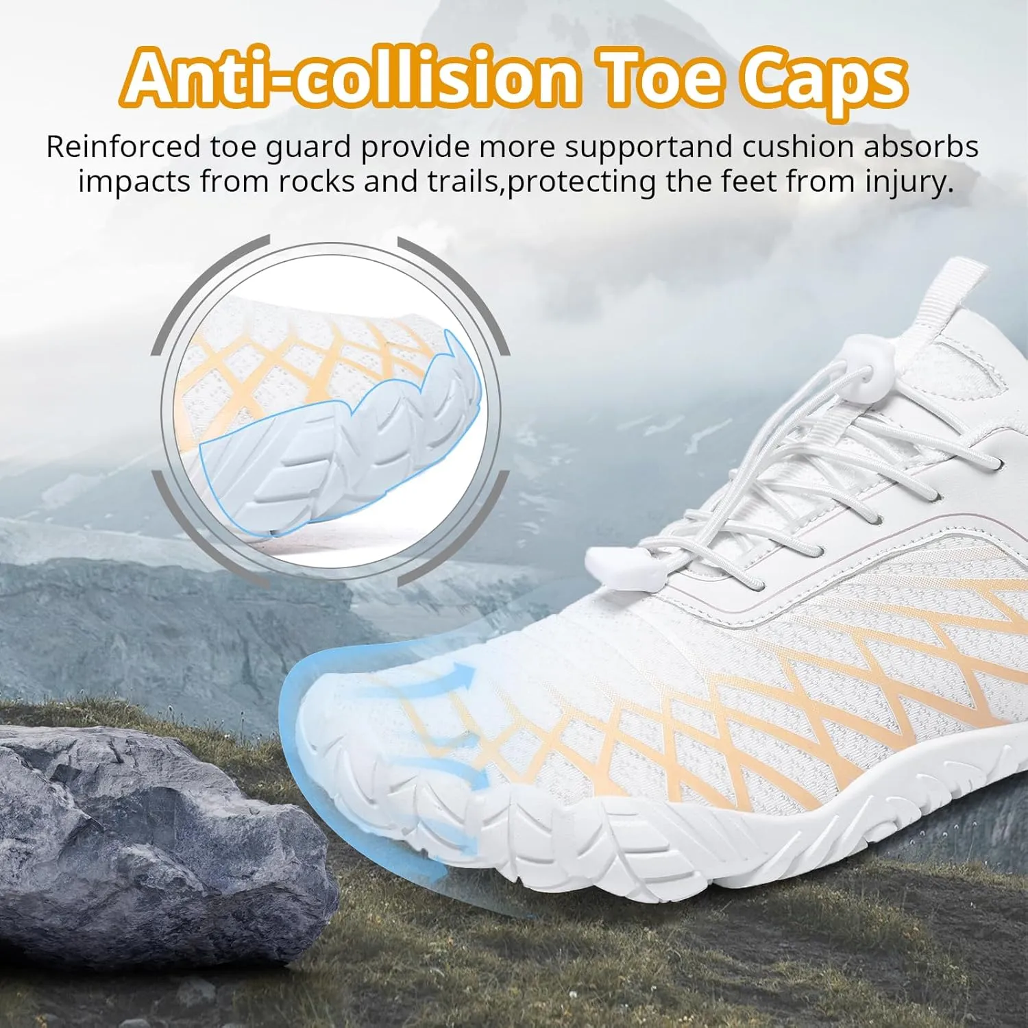 Barefoot Shoes Women Men Wide Toe Box Minimalist Cross Training Shoes Hike Footwear Trail Running Hiking Comfortable Walking
