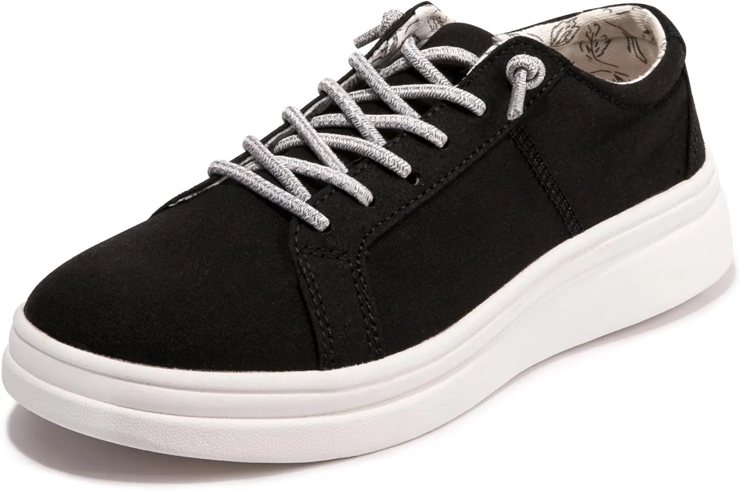 BENEKER Women's Slip on Canvas Sneaker Low Top Casual Loafer Arch Support and Comfy Walking Shoes