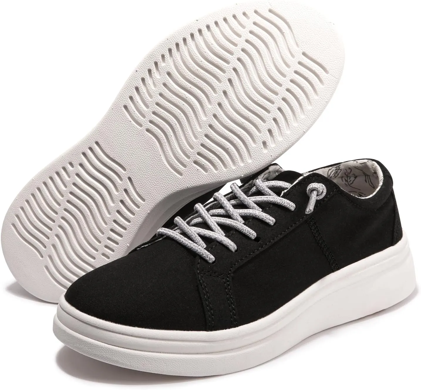 BENEKER Women's Slip on Canvas Sneaker Low Top Casual Loafer Arch Support and Comfy Walking Shoes