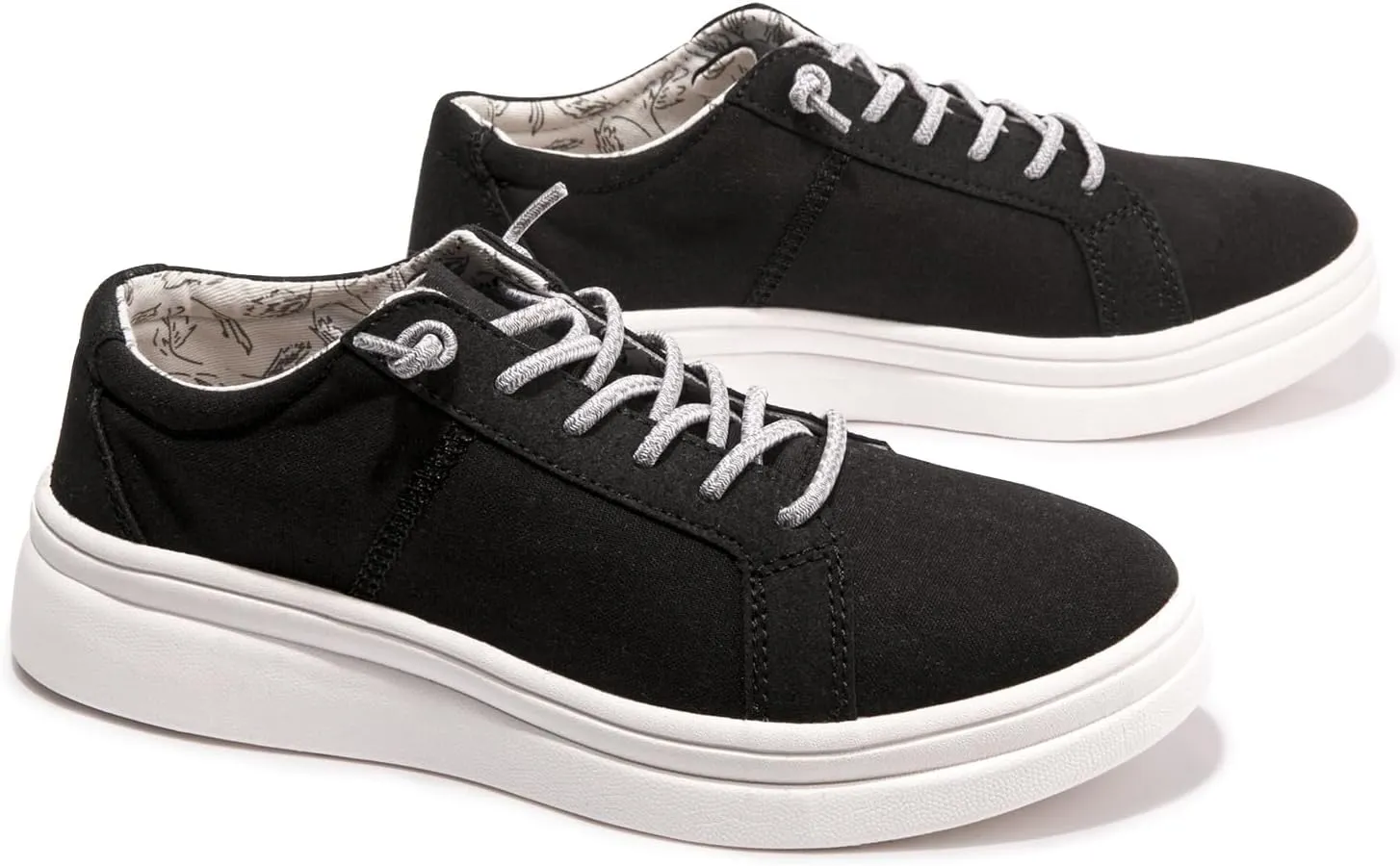 BENEKER Women's Slip on Canvas Sneaker Low Top Casual Loafer Arch Support and Comfy Walking Shoes