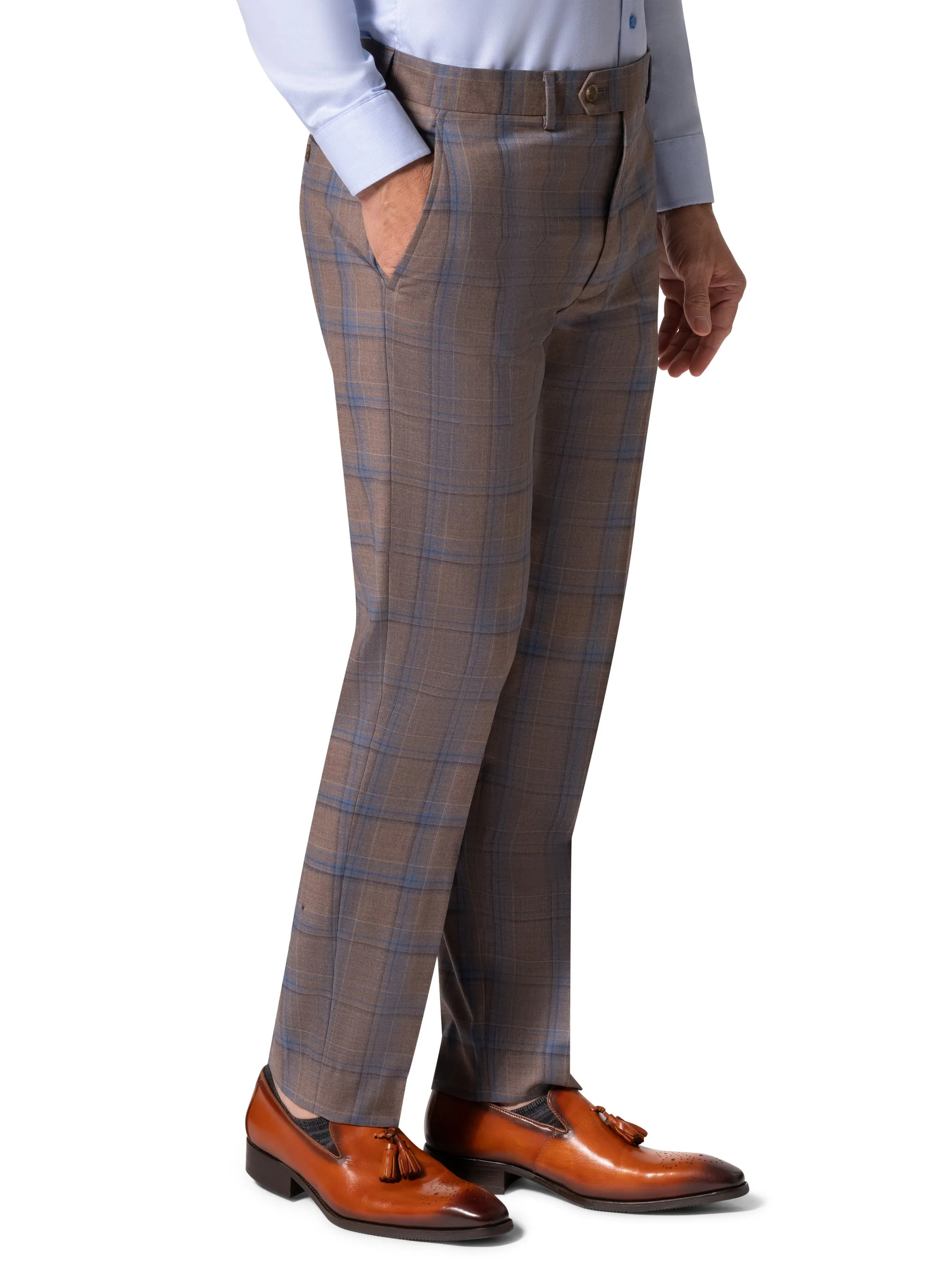Bergamo Elegant - Faille Wool 10005.4100 S/B Slim Fit Suit