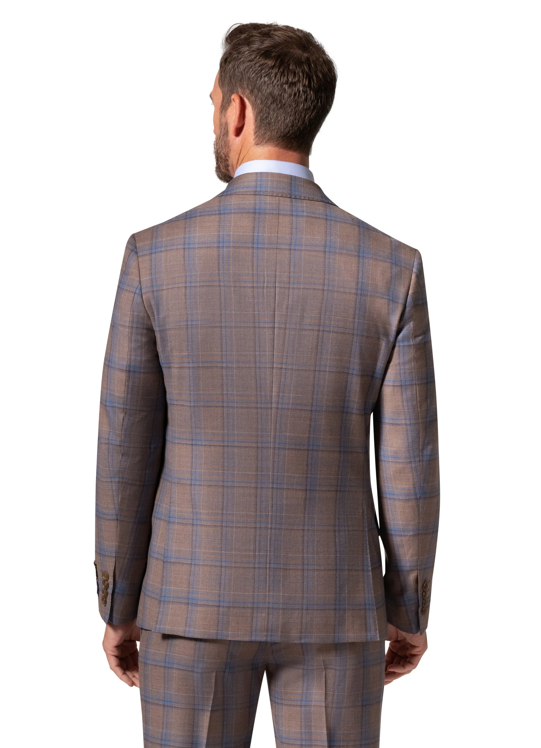 Bergamo Elegant - Faille Wool 10005.4100 S/B Slim Fit Suit