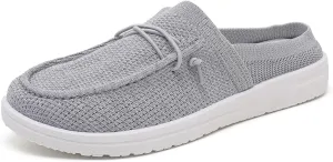 Betrue Women's Lightweight Slip On Loafers Shoes for Women,Breathable Mules Womens Non Slip Loafers Casual Canvas Backless Shoes