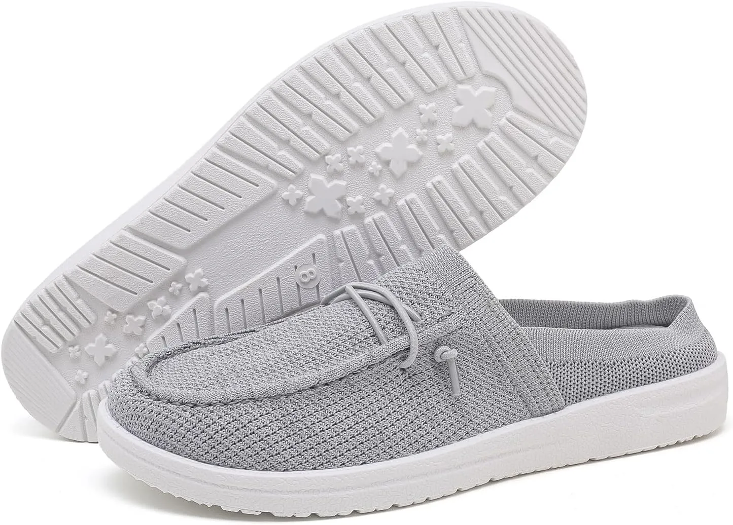 Betrue Women's Lightweight Slip On Loafers Shoes for Women,Breathable Mules Womens Non Slip Loafers Casual Canvas Backless Shoes