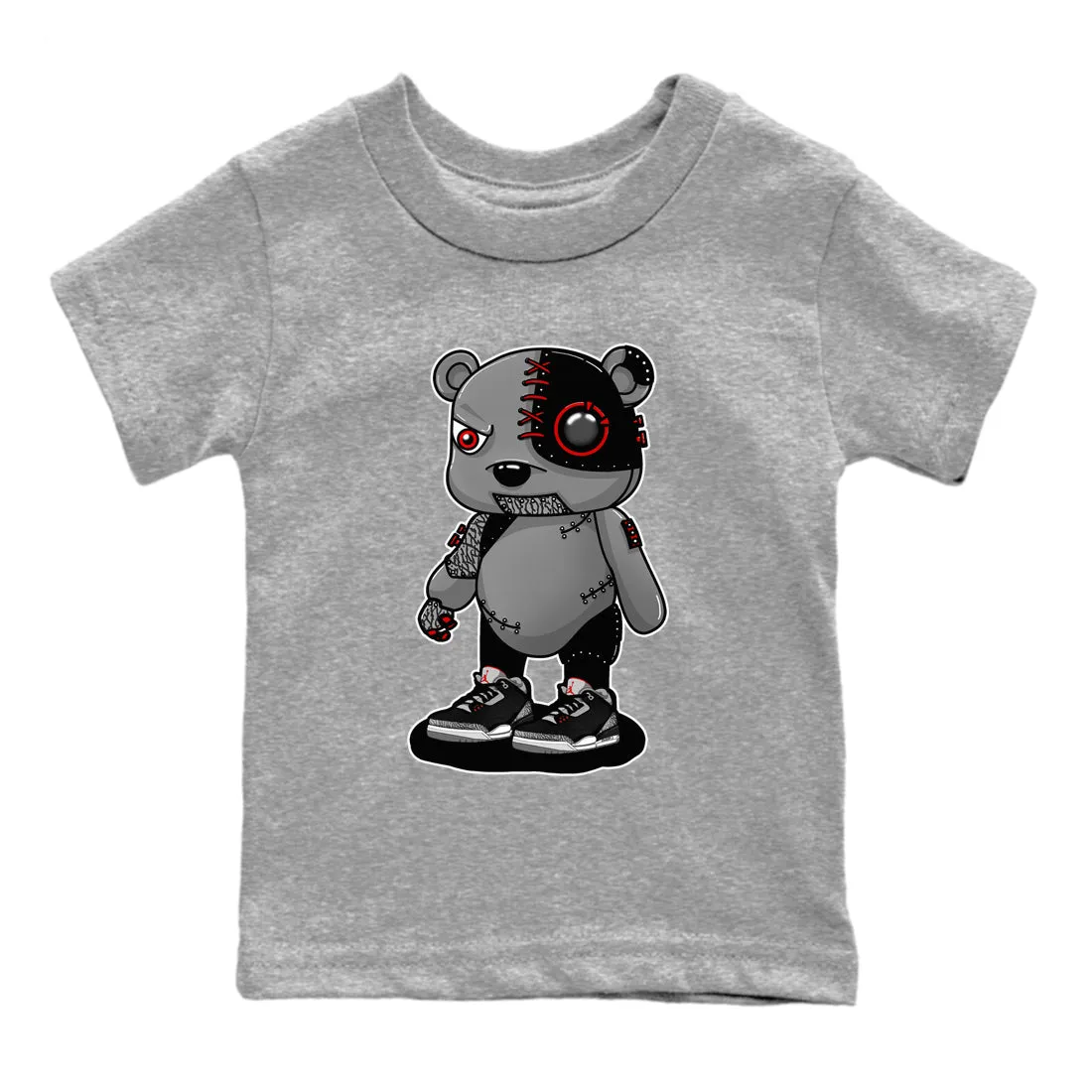 Big-ticket savings Bear Cyborg Air Black Kids - Virtual Sneaker Cement Tees Jordan SNRT 3