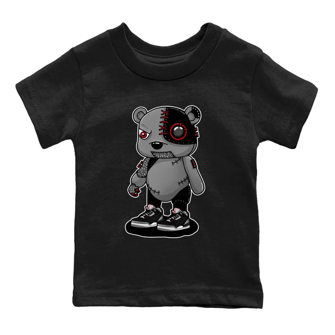Big-ticket savings Bear Cyborg Air Black Kids - Virtual Sneaker Cement Tees Jordan SNRT 3