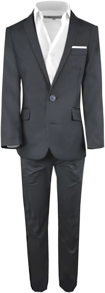 Black n Bianco Boys' First Class Slim Fit Suits Lightweight Style. Presented by Baby Muffin