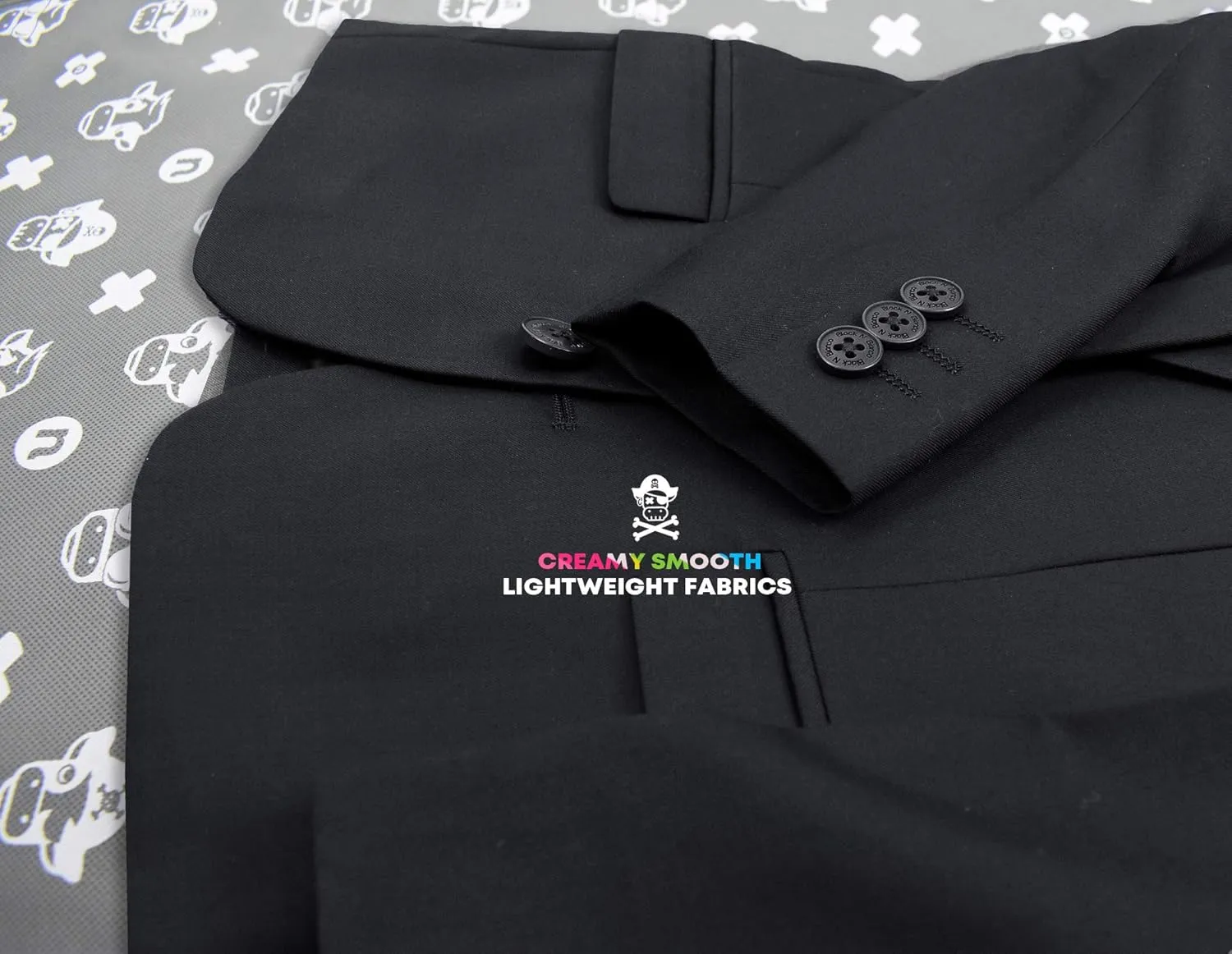 Black n Bianco Boys' First Class Slim Fit Suits Lightweight Style. Presented by Baby Muffin