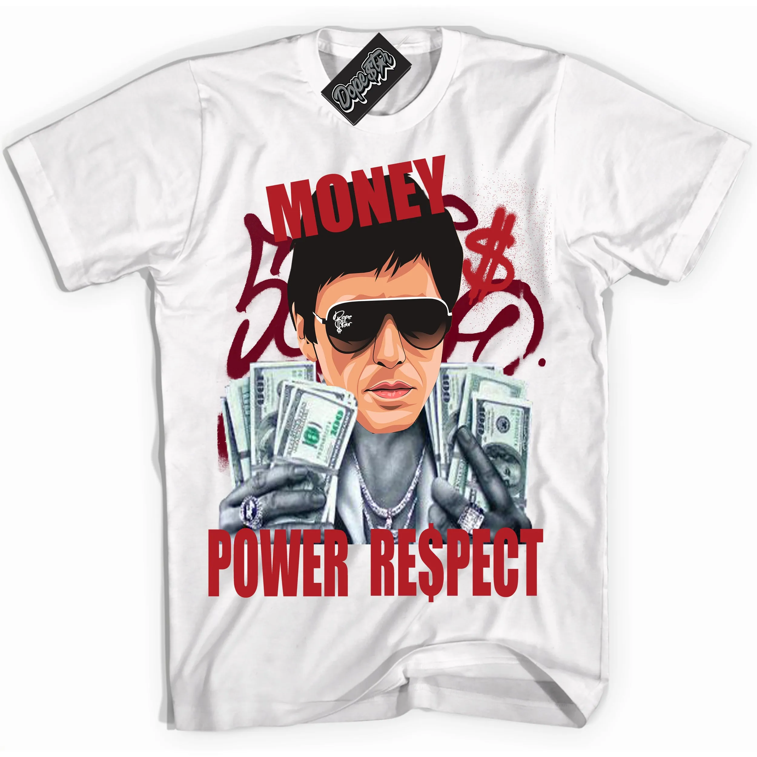 Black Toe Reimagined 1s Sneaker Shirt Tony Montana Graphic