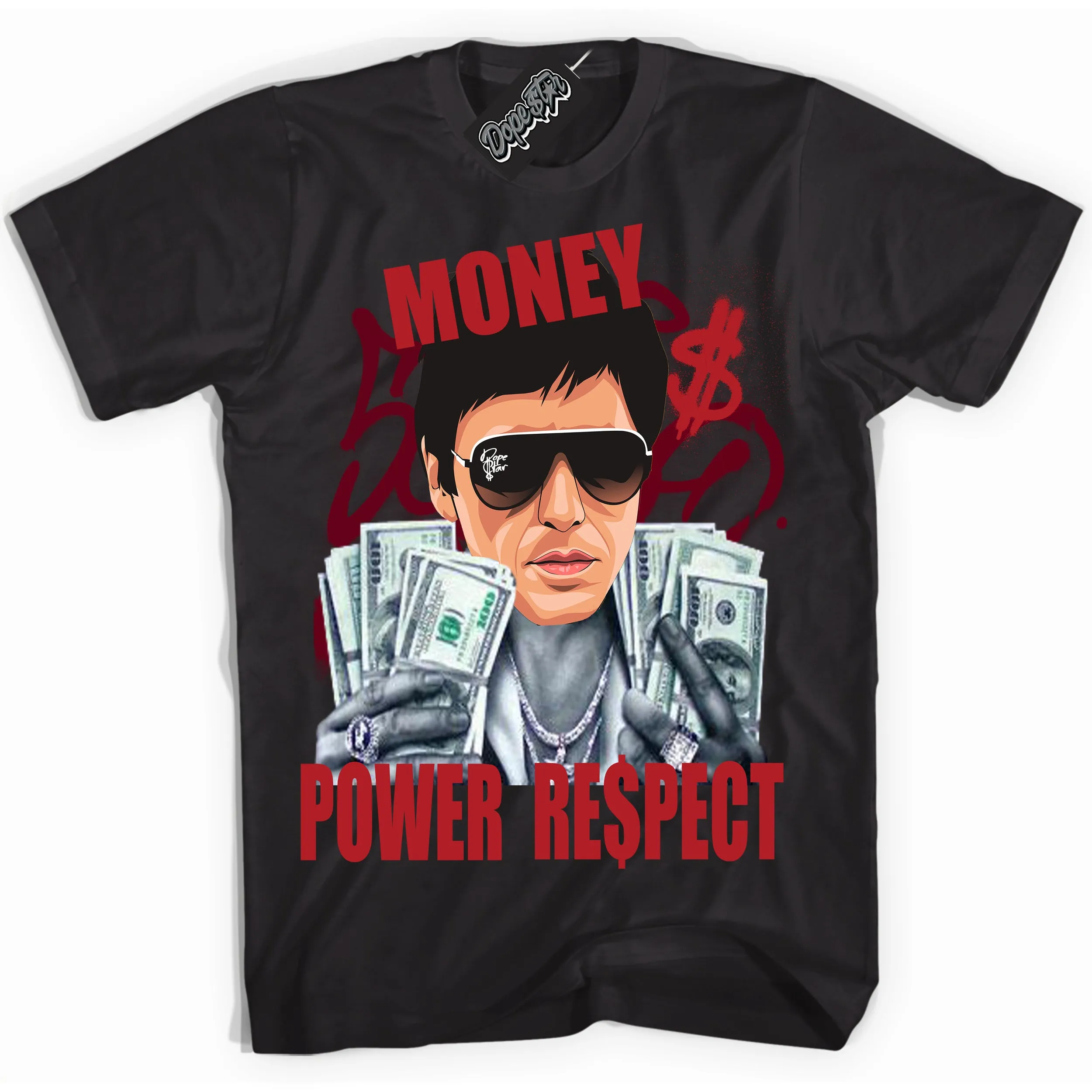 Black Toe Reimagined 1s Sneaker Shirt Tony Montana Graphic