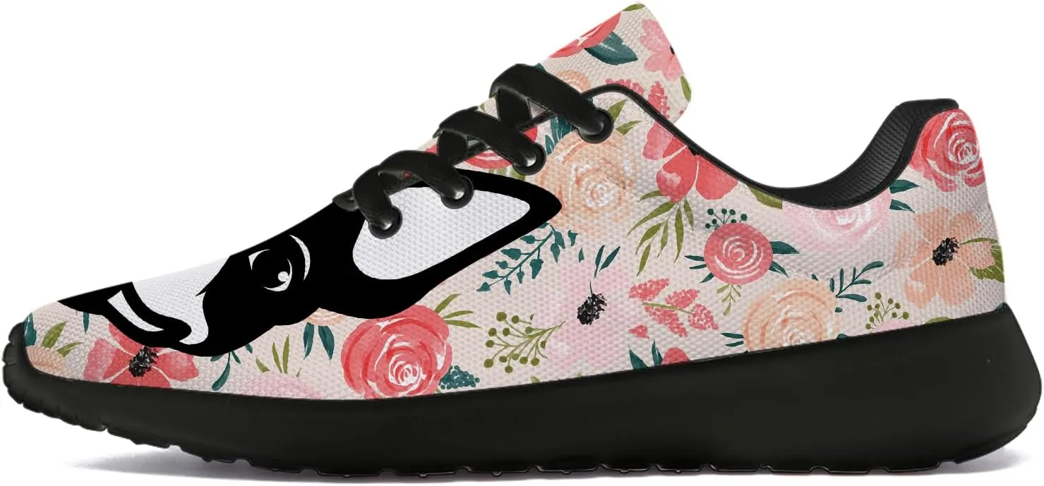 Boston Terrier Print Running Shoes for Women Men Tennis Walking 3D Print Sneakers Gifts for Mom Dad
