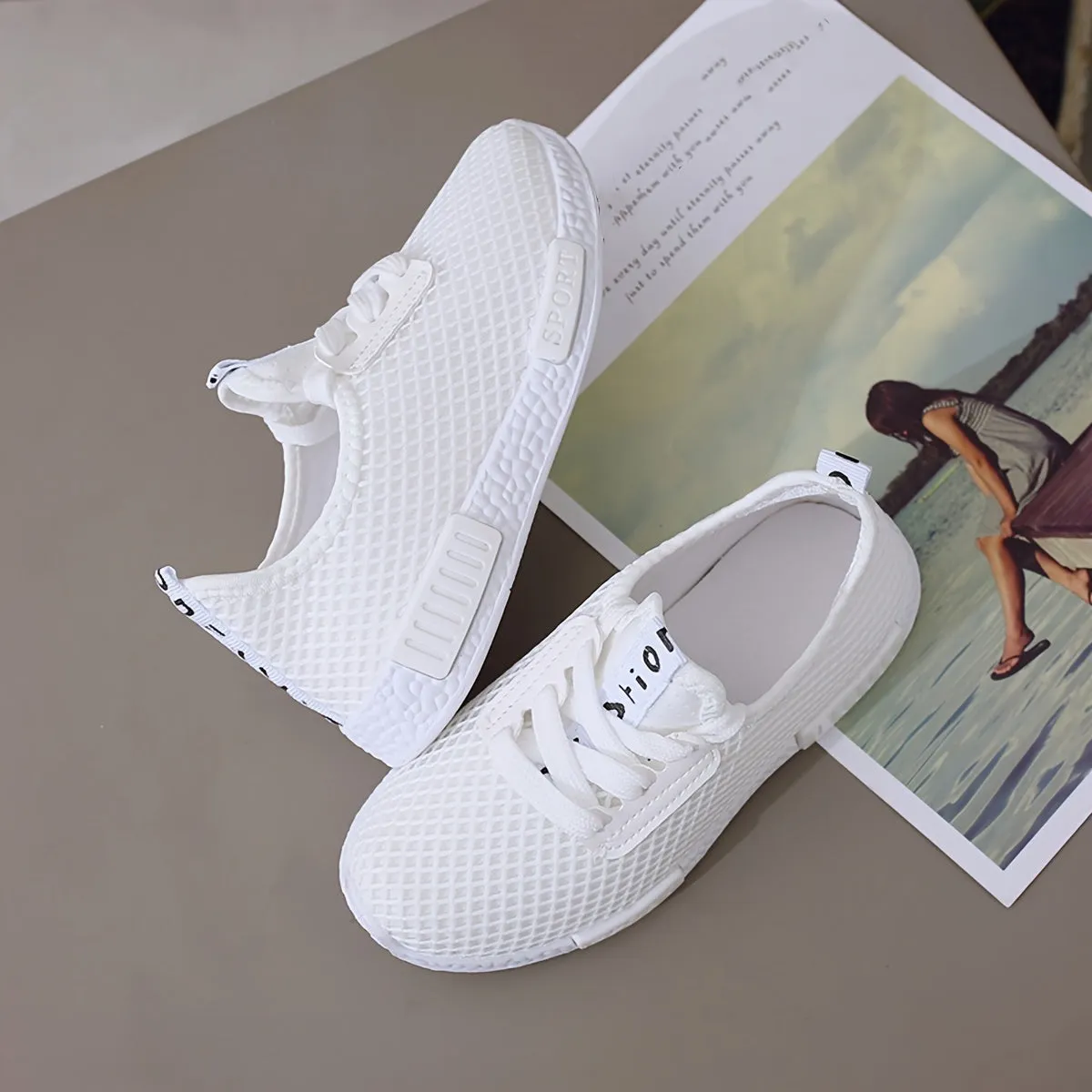 Boys & Girls' Mesh Slip-On Sneakers