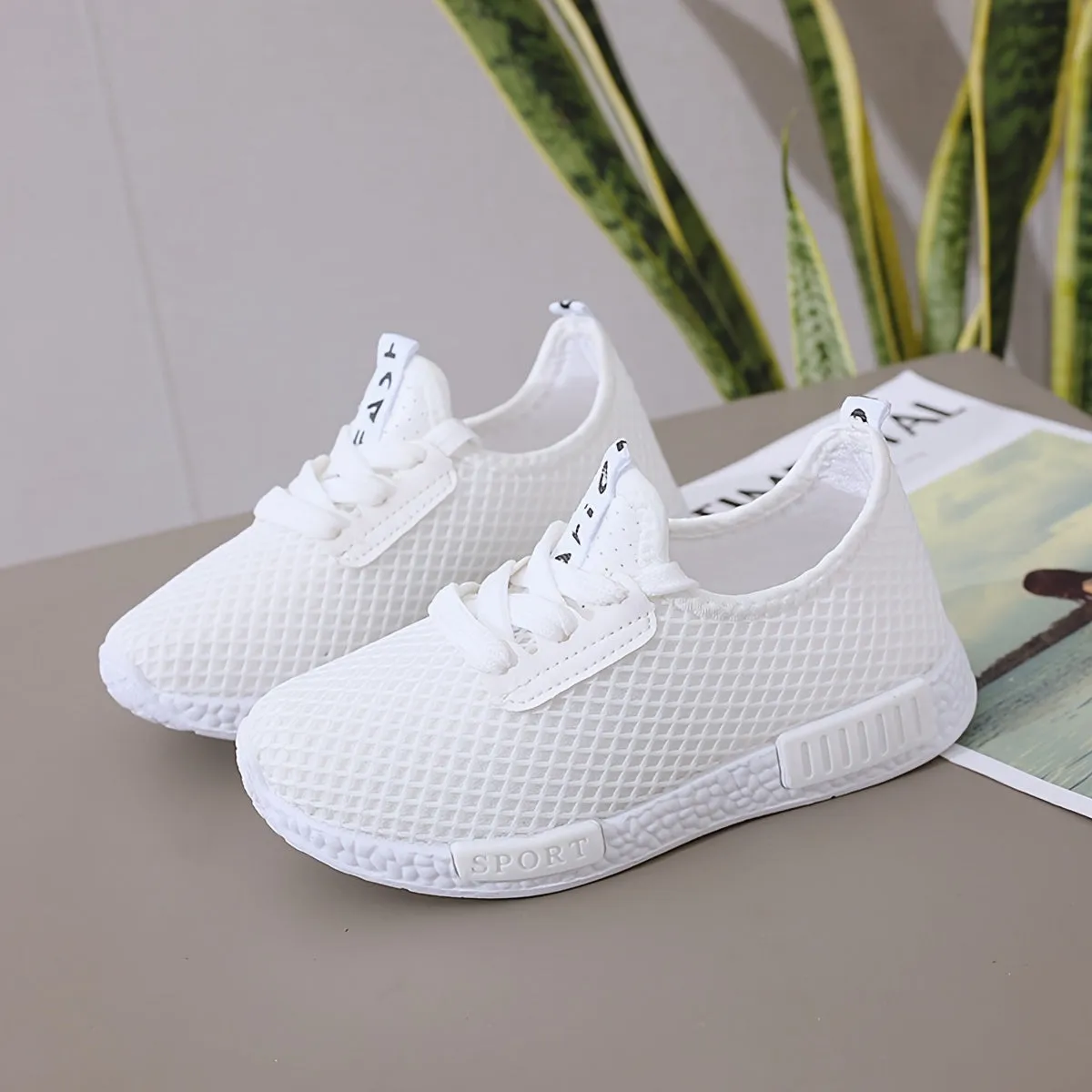 Boys & Girls' Mesh Slip-On Sneakers