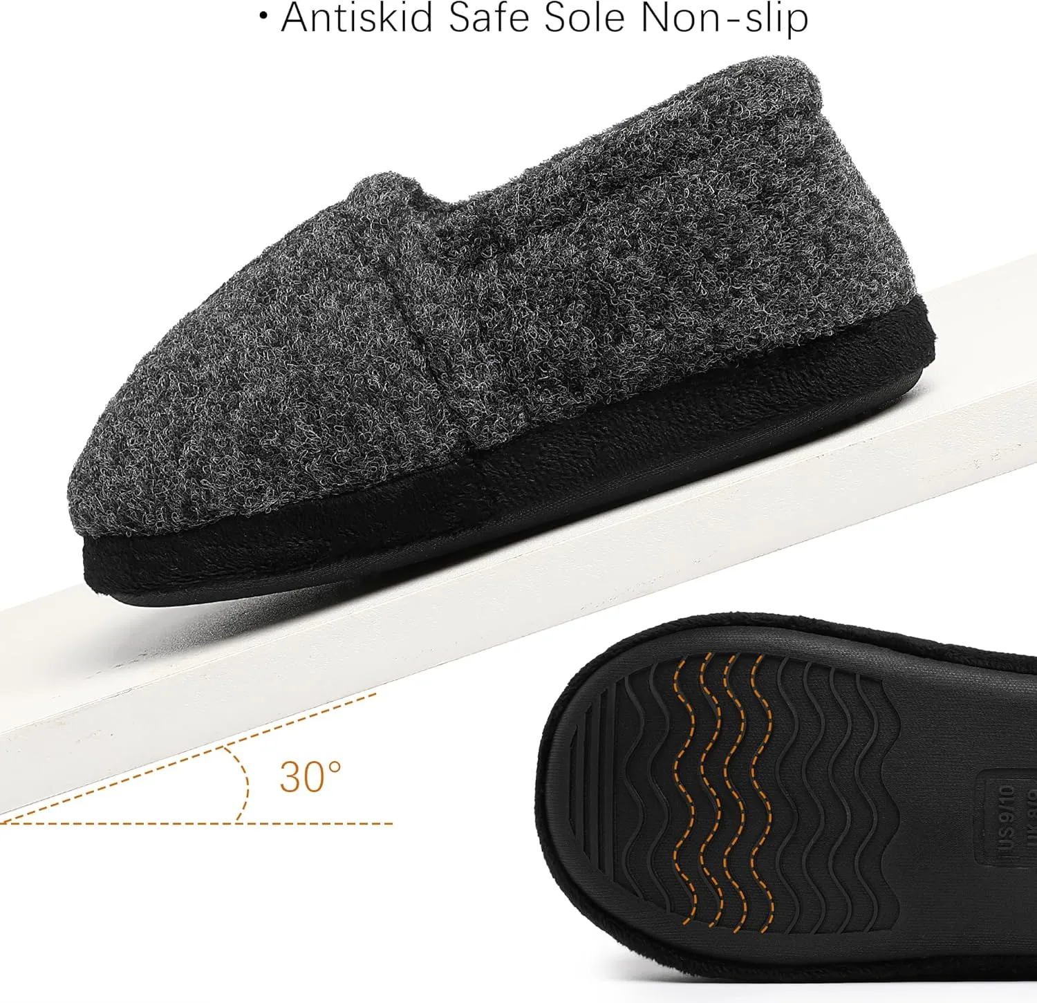 Boys Slippers Kids House Shoes with Cozy Memory Indoor Outdoor (Toddler/Little Kid/Big Kid)