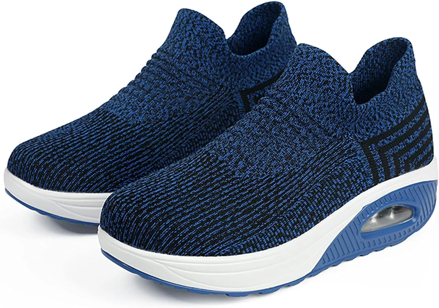 Breathable Casual Air Cushion Slip-On Orthopedic Diabetic Walking Shoes, Women's Walking Shoes Sock Sneakers