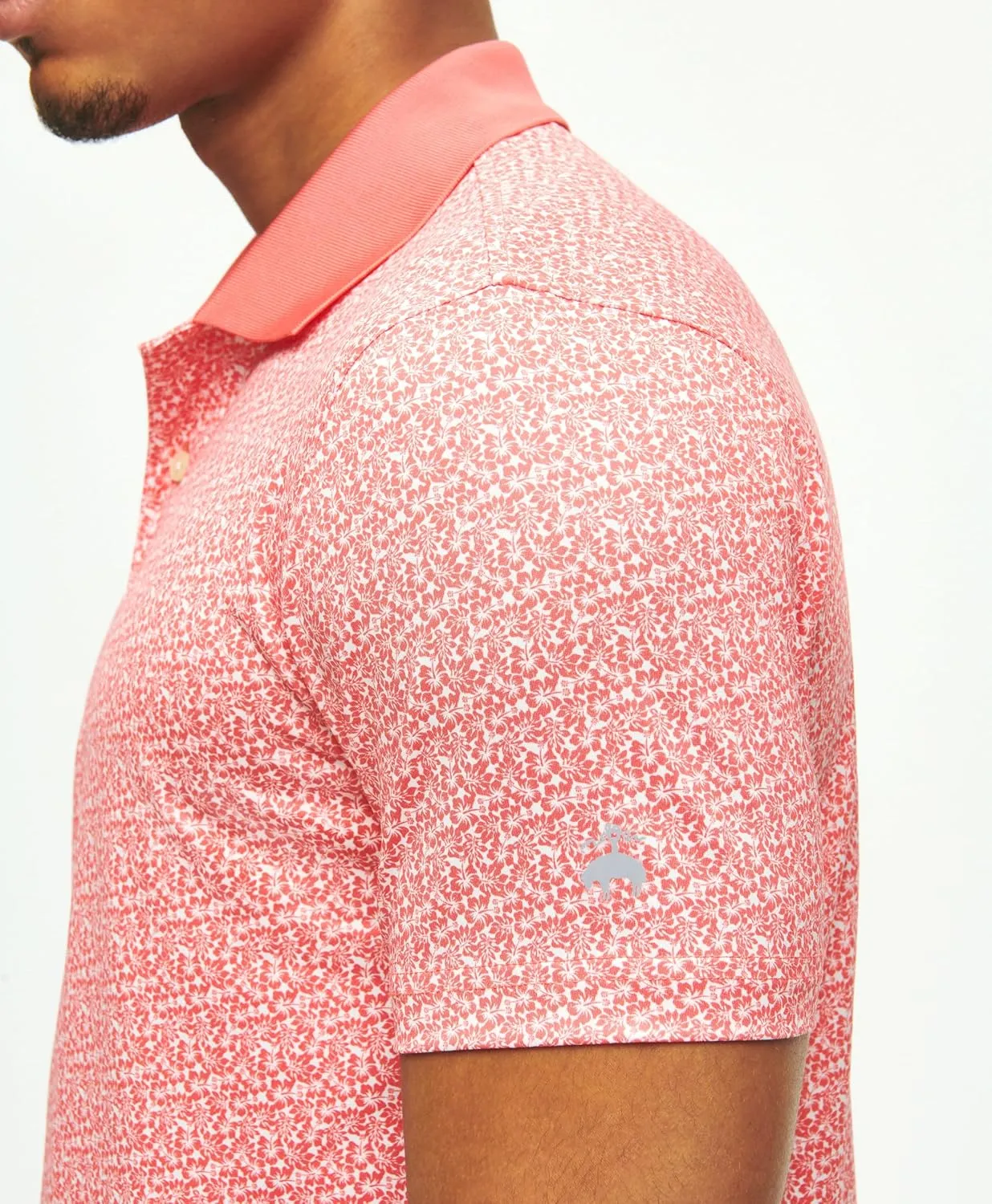 Brooks Brothers Men's Performance Stretch Short Sleeve Golf Polo Shirt