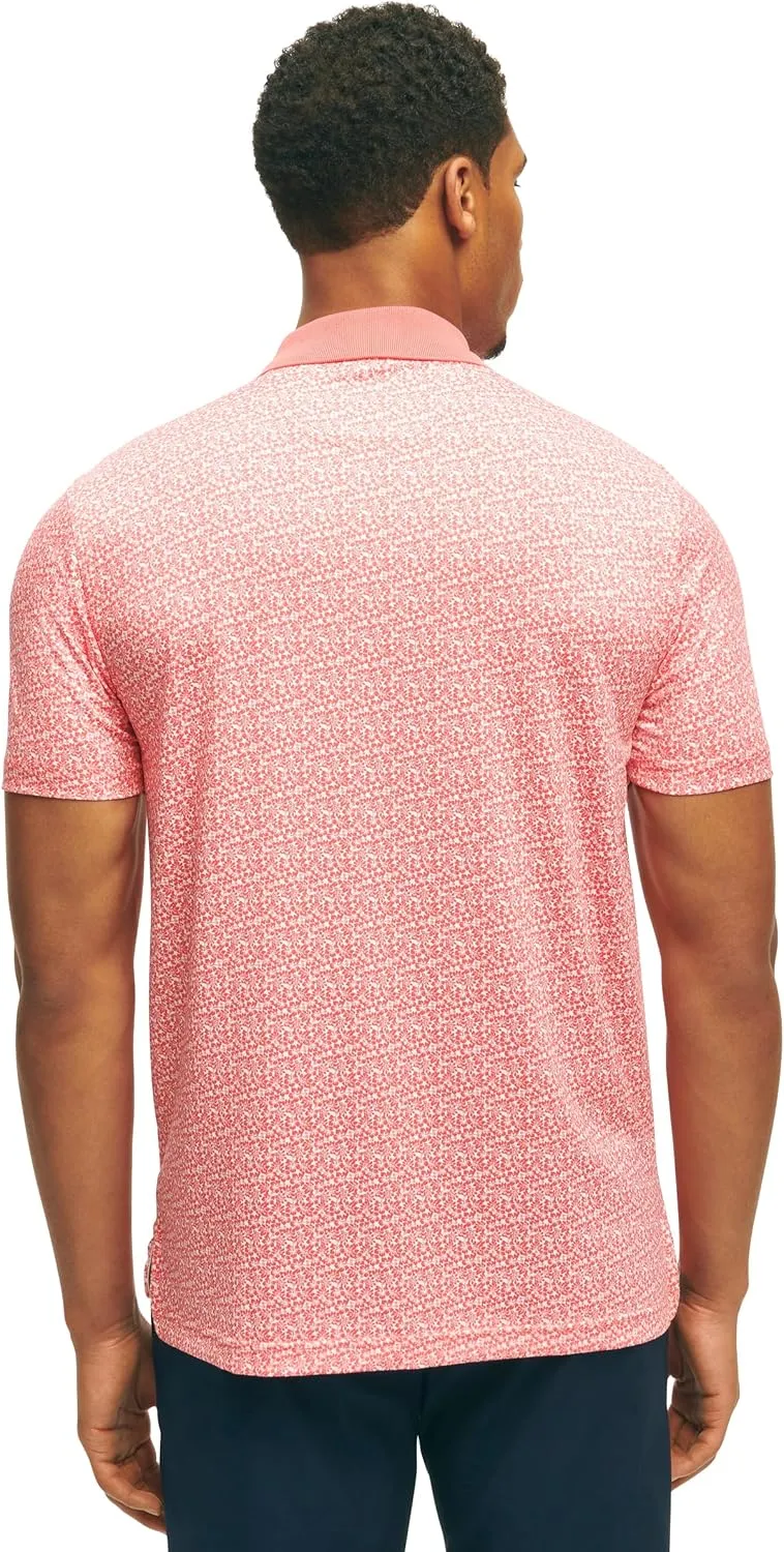 Brooks Brothers Men's Performance Stretch Short Sleeve Golf Polo Shirt