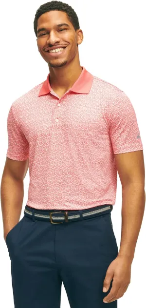 Brooks Brothers Men's Performance Stretch Short Sleeve Golf Polo Shirt