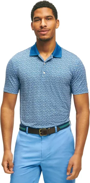 Brooks Brothers Men's Performance Stretch Short Sleeve Golf Polo Shirt