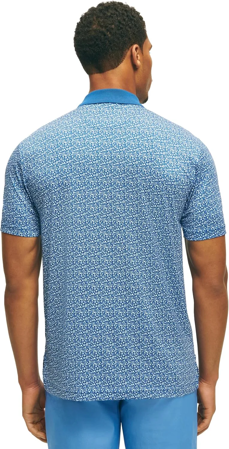 Brooks Brothers Men's Performance Stretch Short Sleeve Golf Polo Shirt