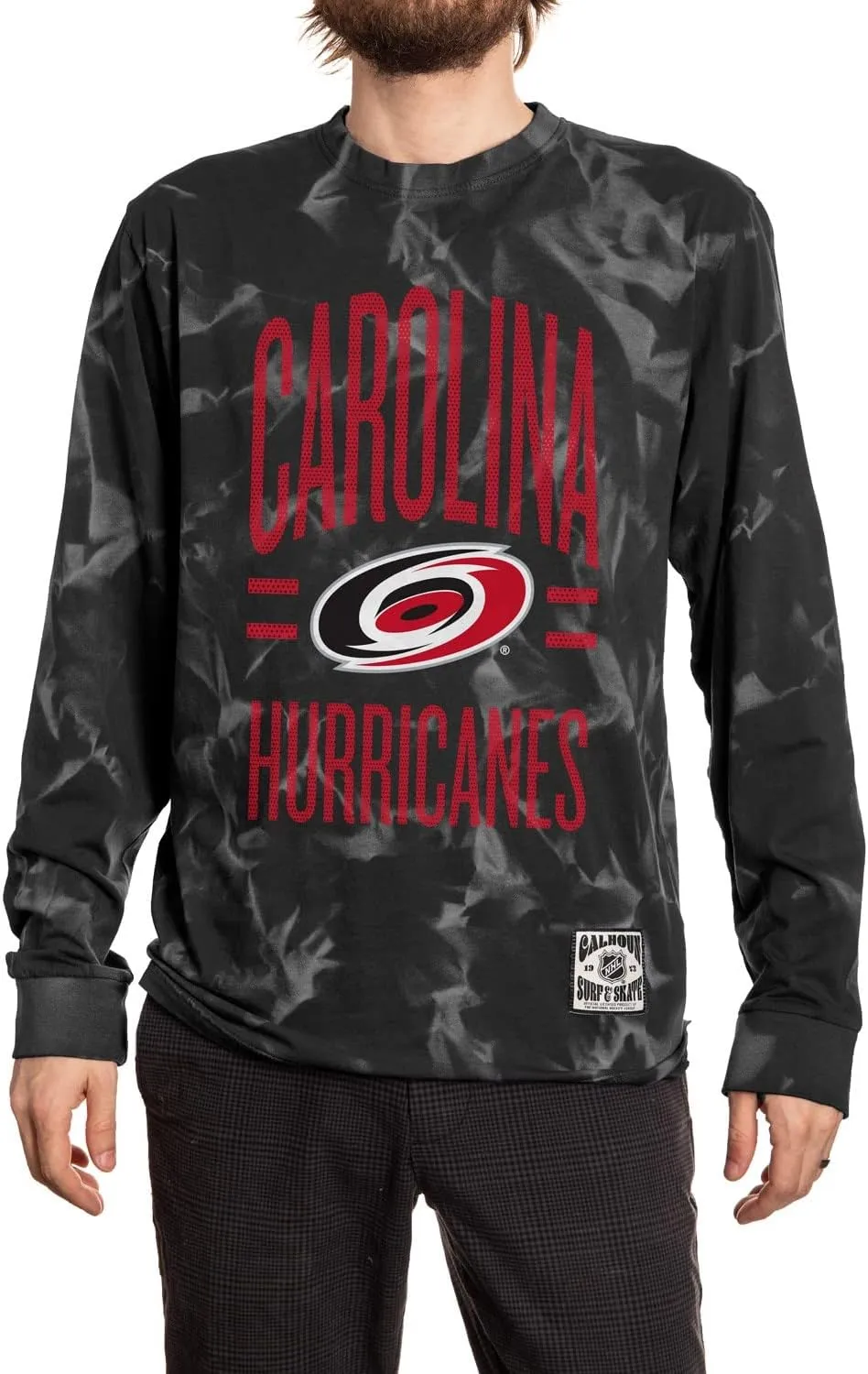 Calhoun NHL Surf & Skate Mens Crystal Tie Dye Long Sleeve Cotton Shirt – The Sunset Collection