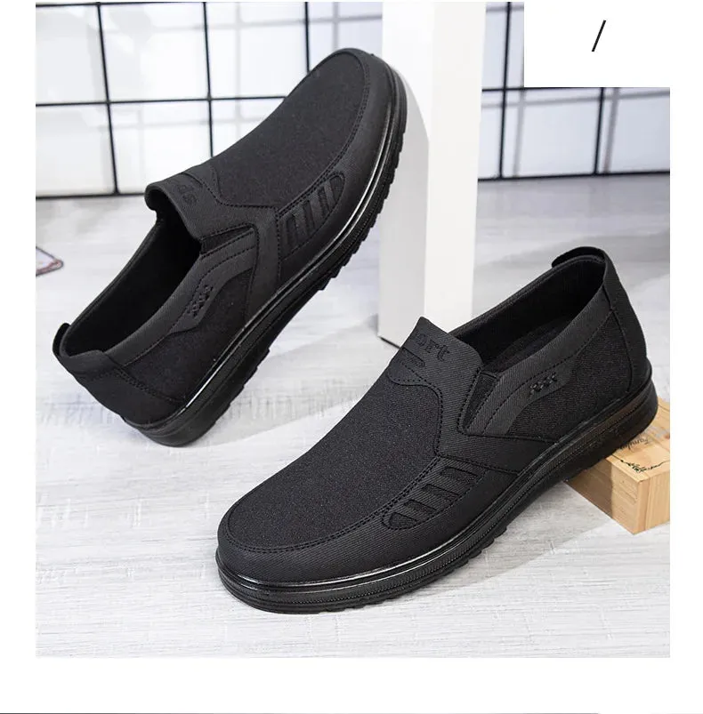 Canvas Sole and Shoes Middle-aged Fast shipping Single Non-slip Size Large Shoes Men's Casual Shoes Black Friday sale Elderly Breathable Father
