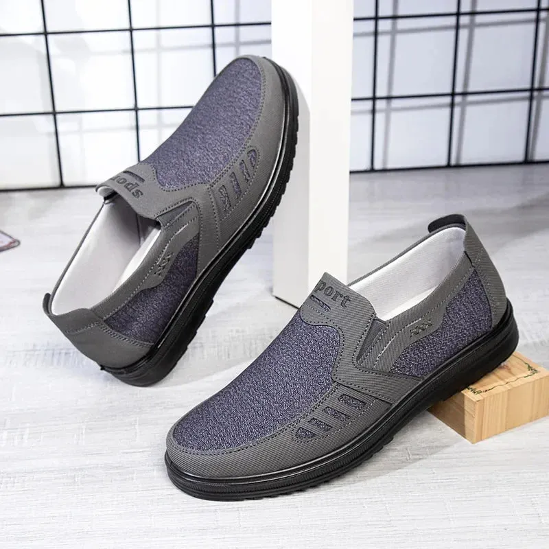 Canvas Sole and Shoes Middle-aged Fast shipping Single Non-slip Size Large Shoes Men's Casual Shoes Black Friday sale Elderly Breathable Father