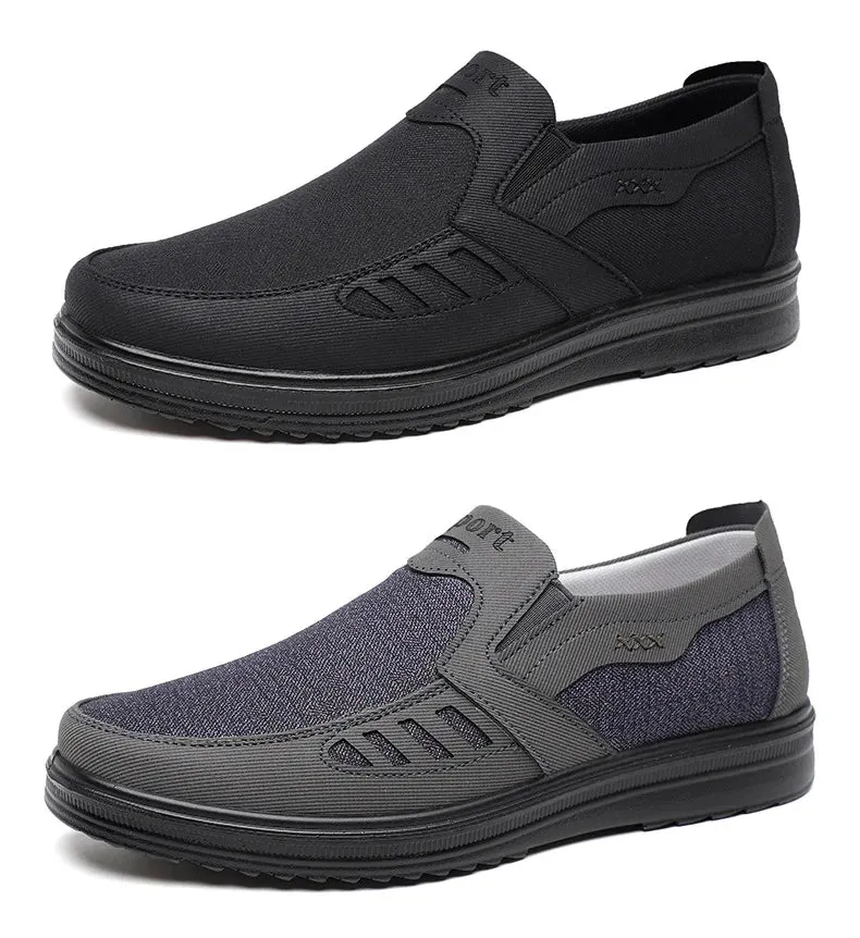 Canvas Sole and Shoes Middle-aged Fast shipping Single Non-slip Size Large Shoes Men's Casual Shoes Black Friday sale Elderly Breathable Father